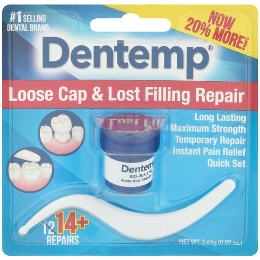 Dentemp Dentemp Maximum Strength Loose Cap And Lost Filling Repair Set Oral Care Medium Turquoise