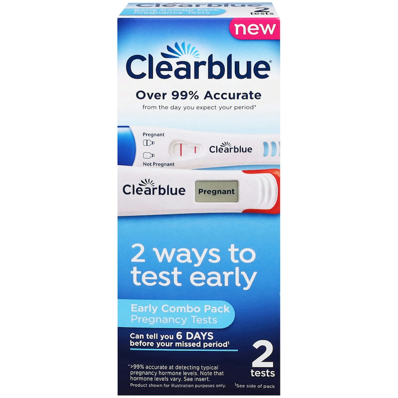 Clearblue Clearblue® Early Detection & Digital Pregnancy Test Combo Pack Pregnancy Tests Lavender