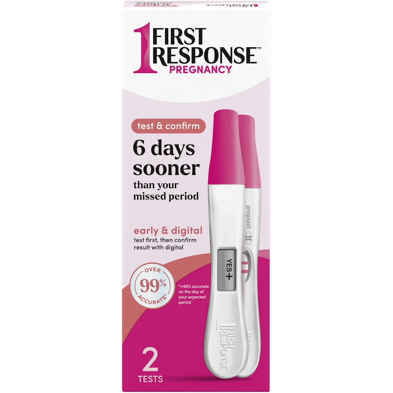 First Response First Response Pregnancy Test And Confirm Kit - 2 Tests Pregnancy Tests White Smoke