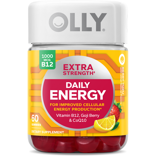 Olly Olly  Dly Ene Cw 60 Gmm Es Bry Vitamins & Supplements Lavender