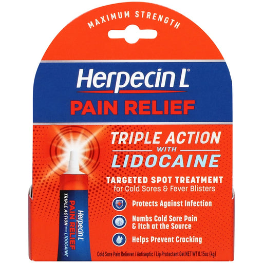Herpecin L Herpecin L Triple Action With Lidocaine Maximum Strength Pain Relief 0.15 Oz Health & Beauty White Smoke