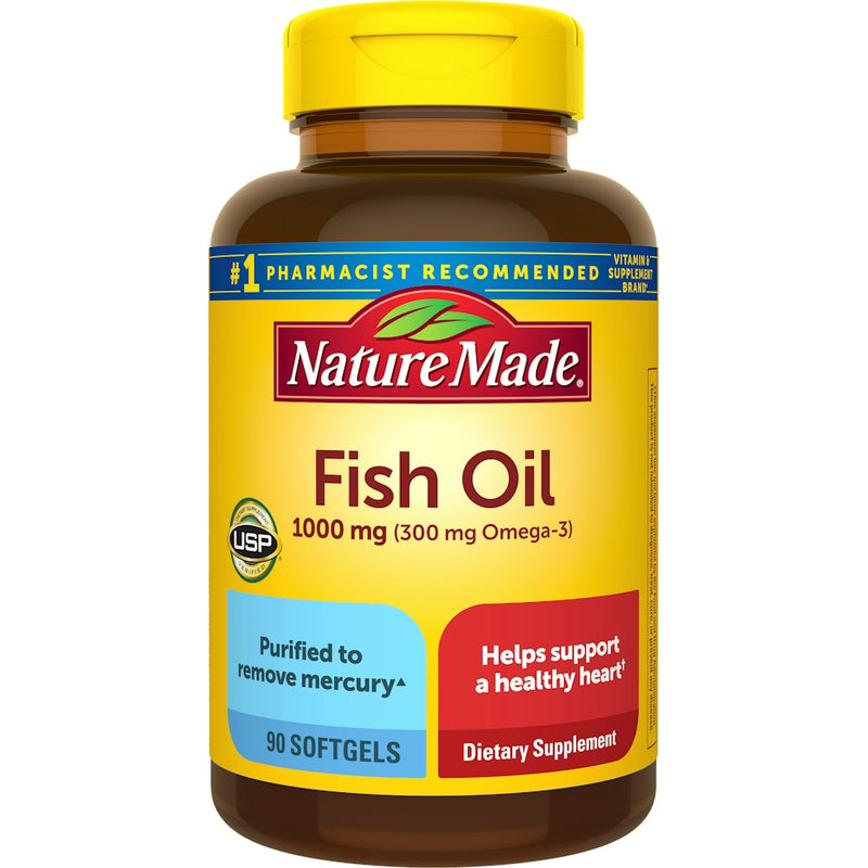 Nature Made Nature Made Fish Oil 1000 Mg Vitamins & Supplements White Smoke
