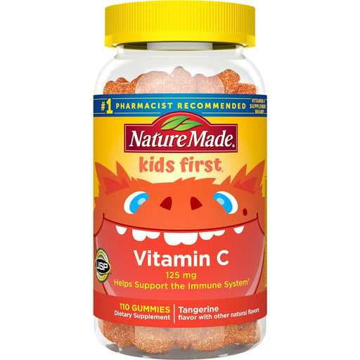 Nature Made Nature Made Kids First Vitamin C Gummies For Immune Support - Tangerine - 110ct Vitamins & Supplements White Smoke