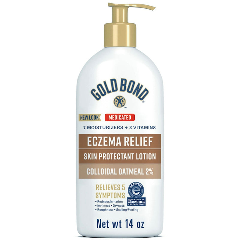 Gold Bond Gold Bond Ultimate Eczema Relief Skin Protectant Lotion, 14 Oz Lotion & Moisturizer White Smoke