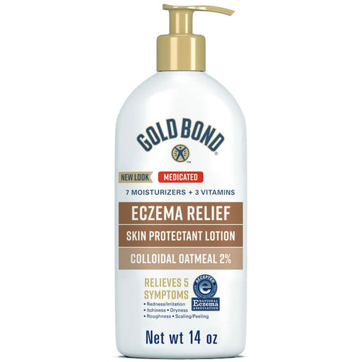 Gold Bond Gold Bond Ultimate Eczema Relief Skin Protectant Lotion, 14 Oz Lotion & Moisturizer White Smoke