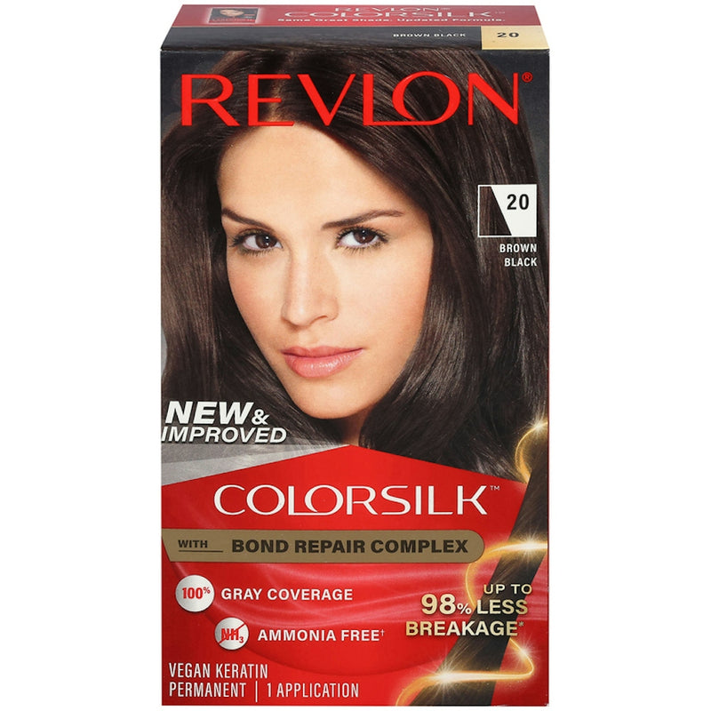 Revlon Revlon Beautiful Color Permanent Hair Color, 20 Brown Black Hair Color Dark Slate Gray