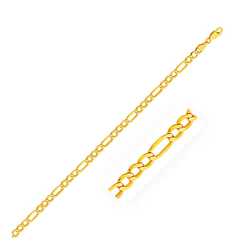 Bids.com 4.6mm 14k Yellow Gold Lite Figaro Chain Necklaces White Smoke 18 / Yellow Gold,20 / Yellow Gold,24 / Yellow Gold,One / Yellow Gold