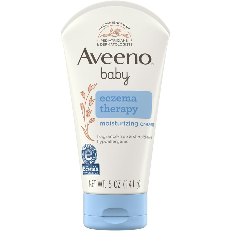 Aveeno Aveeno Baby Eczema Therapy Moisturizing Cream For Dry Skin, 5 Oz Skin Care White Smoke
