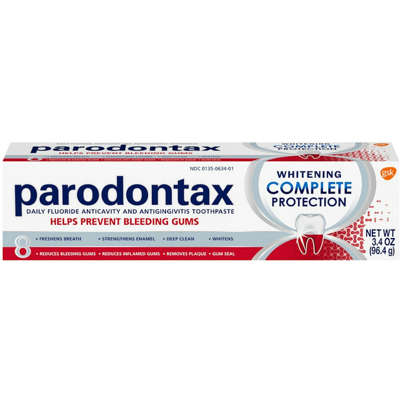 Parodontax Parodontax Complete Protection Teeth Whitening Toothpaste For Bleeding Gums - 3.4 Ounce Toothpaste White Smoke