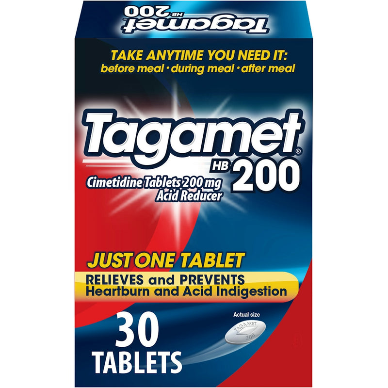 Tagamet Tagamet HB 200 Mg Cimetidine Acid Reducer And Heartburn Relief Tablets Health & Beauty Midnight Blue