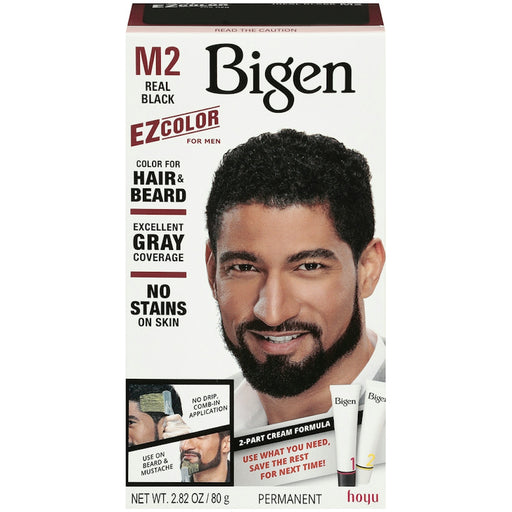 Bigen Bigen Ez Color For Men M2 Real Black Kit Hair Color White Smoke