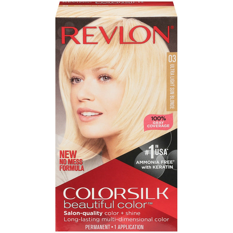 Revlon Revlon Permanent Hair Color, Ultra Light Sun Blonde 03 Hair Color Wheat
