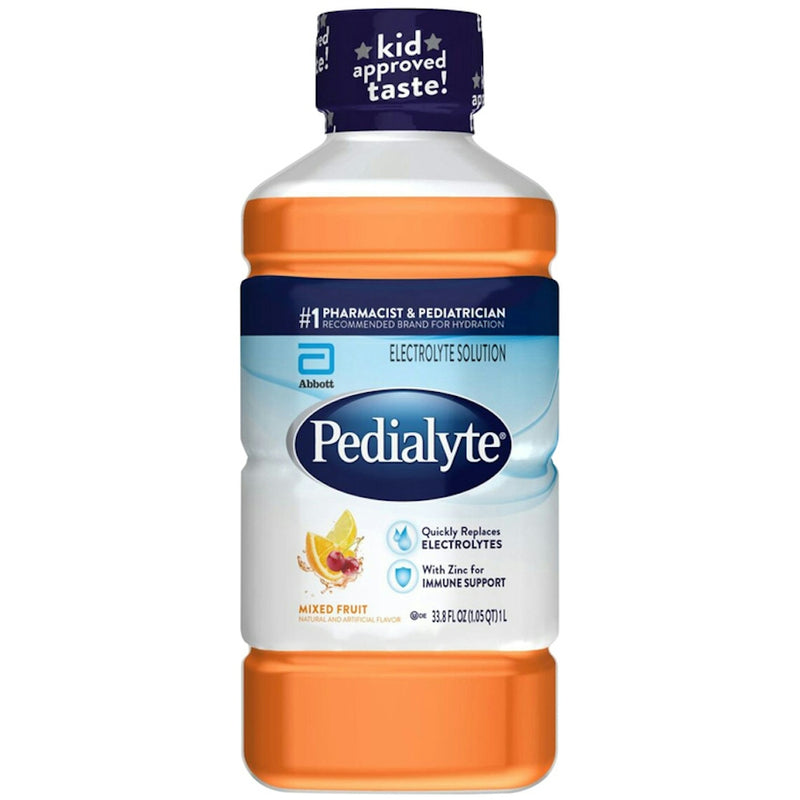Pedialyte Pedialyte Electrolyte Solution - Mixed Fruit - 33.8 Fl Oz Baby Food White Smoke