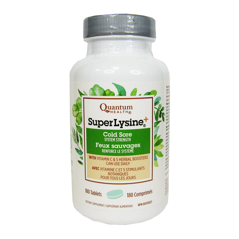 Quantum Health Quantum Health Super Lysine Plus Immune System - 180 Tablets Vitamins & Supplements Lavender