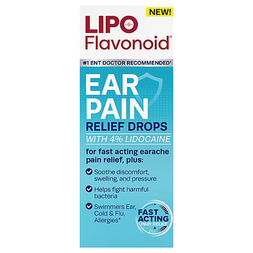 Lipo Flavonoid Lipo-Flavonoid® Ear Pain Relief Drops – 0.5 fl oz Ear Drops Medium Turquoise