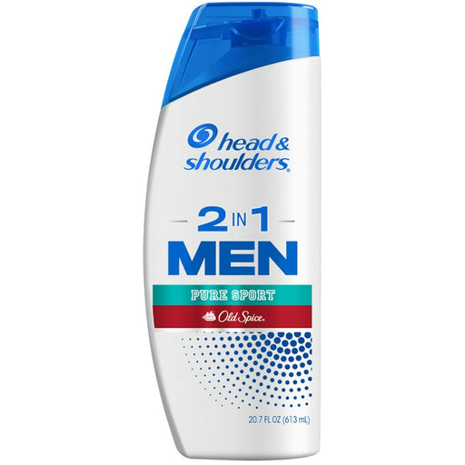 Head & Shoulders Head and Shoulders Old Spice Pure Sport Anti-Dandruff Shampoo, 20.7 fl oz (613 ml) Shampoo & Conditioner Lavender