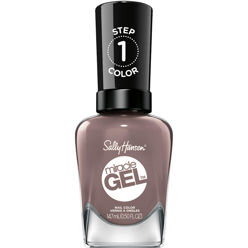 Sally Hansen Sally Hansen Miracle Gel 205 To The Taupe Nail Polish 0.5 Oz Nails White Smoke