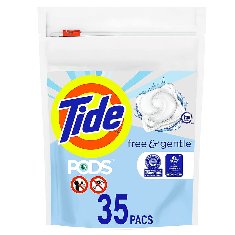Tide Tide Pods Laundry Detergent Pacs - Free & Gentle Laundry Detergent Lavender
