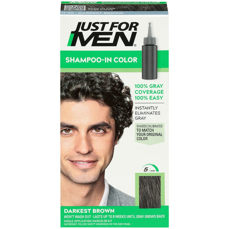Just For Men Just For Men Shampoo In Color, Darkest Brown H 50 Shampoo Honeydew