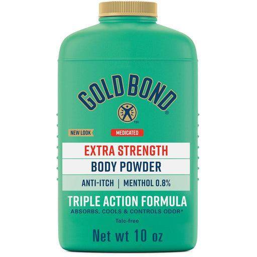 Gold Bond Gold Bond Medicated Talc-Free Extra Strength Body Powder 10 Oz Body Powder White Smoke