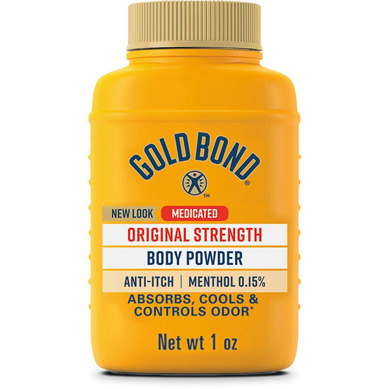 Gold Bond Gold Bond Body Powder, Original Strength, Medicated, 1 Ounce Body Powder White Smoke