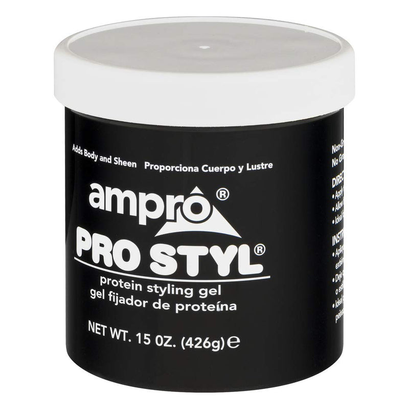 VIP Extensions Ampro Pro Style Regular Hold HAIR PRODUCTS Black 15oz