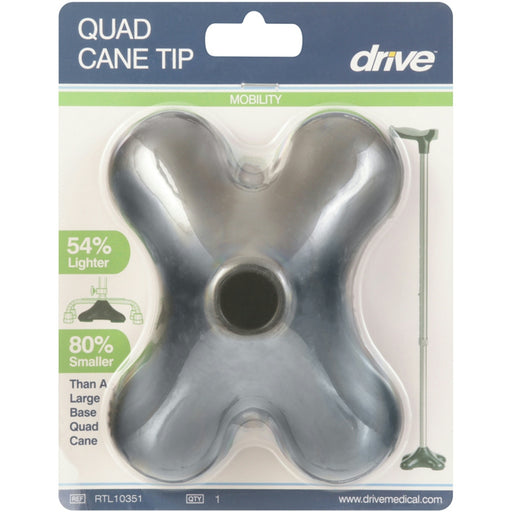 Drive Medical Drive Medical Quad Support Cane Tip, Black Canes & Walking Sticks Lavender