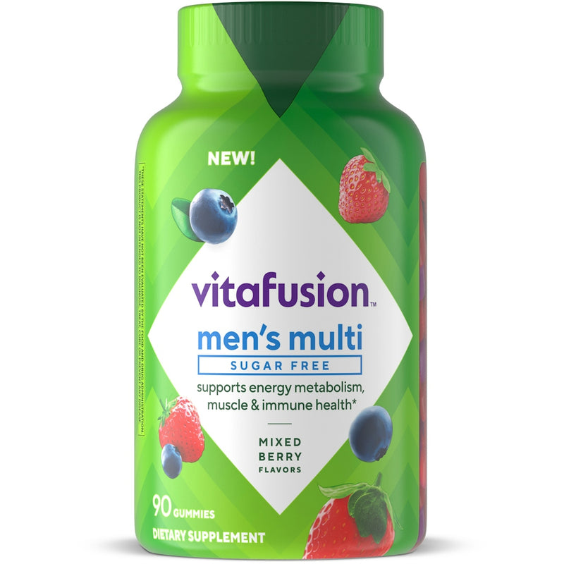 Vitafusion Vitafusion Men's Sugar Free Vitamin Gummies - 90ct Vitamins & Supplements White Smoke