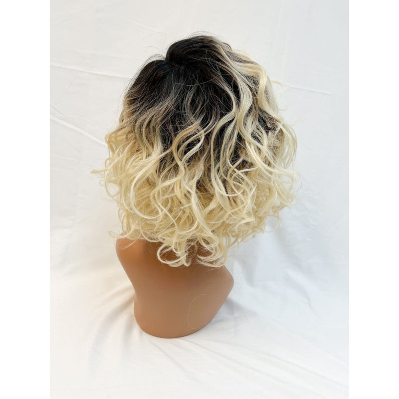 VIP Extensions Bene Wig Collection - Jetty Lace Front Wig Blend Hair Lace Front Wig Lavender 1,1B,T4/613,TPN1B/BL1,T1B/Cherry