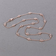 Bids.com 1.62 Carat Genuine Morganite .925 Sterling Silver Necklace Necklaces Dark Gray size 18.00