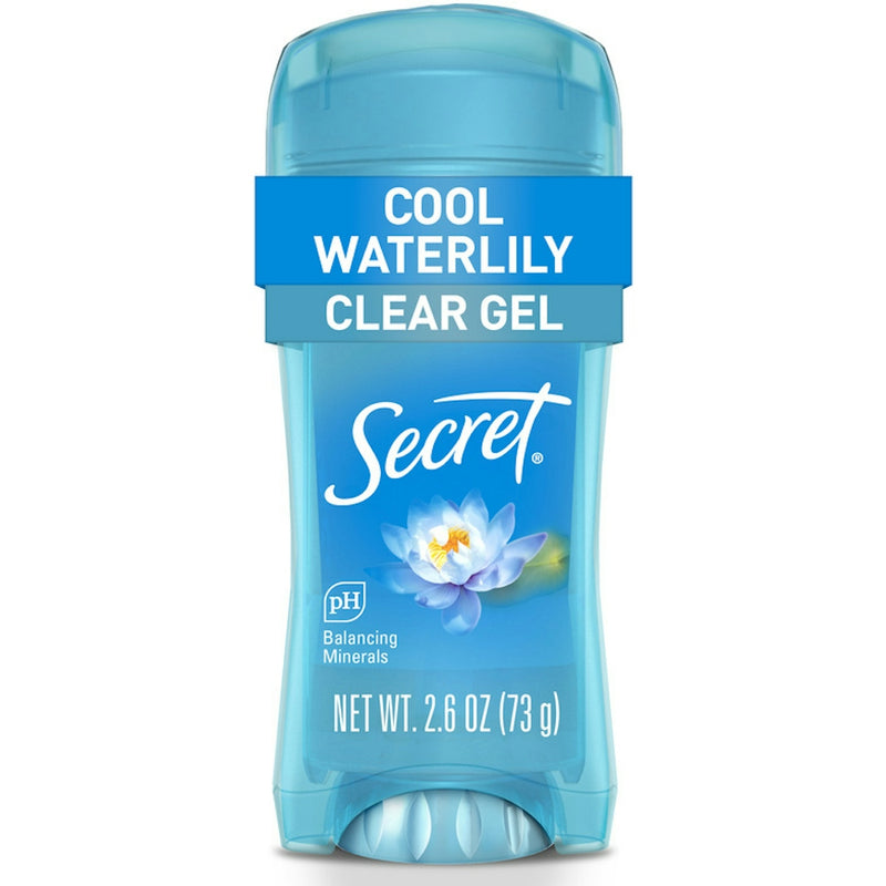 Secret Secret Fresh Cool Waterlily Clear Gel Antiperspirant And Deodorant - 2.6oz Deodorant White Smoke