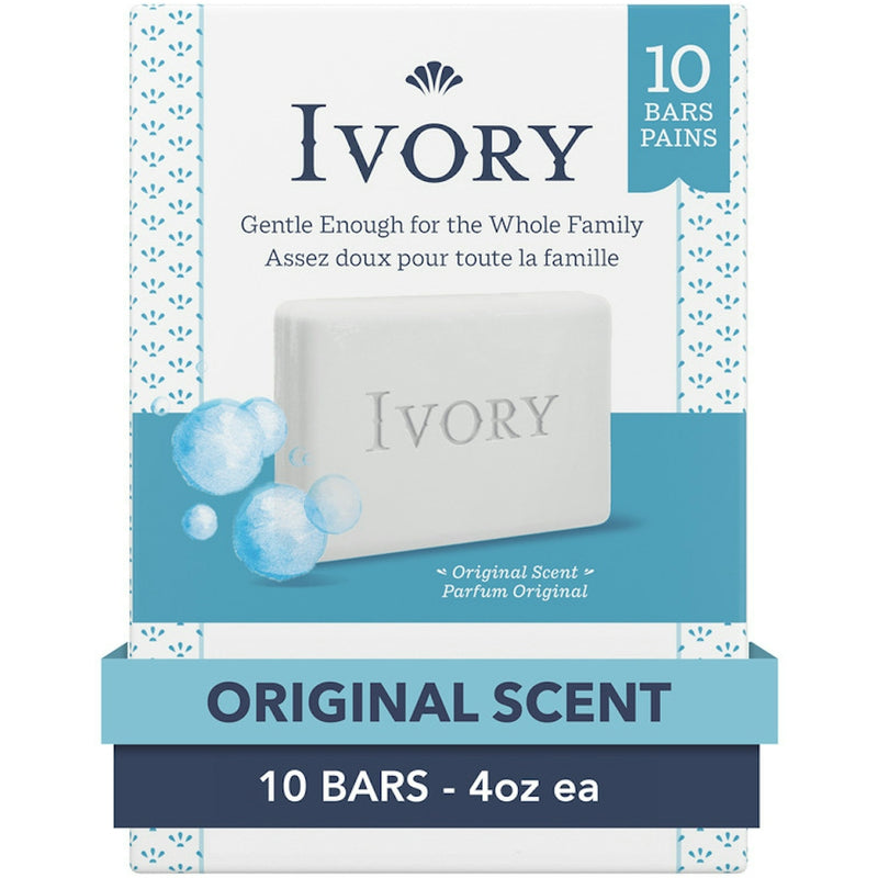 Ivory Ivory Original Scent Gentle Bar Soap 10x4 oz Bar Soap White Smoke