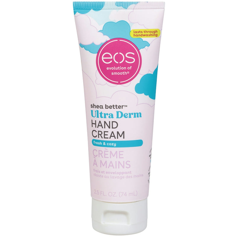 eos eos Shea Better Fresh & Cozy Ultra Derm Hand Cream, 2.5 Fl Oz Hand Cream White Smoke