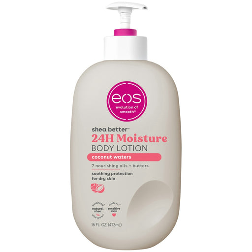 EOS EOS Shea Better Moisture Body Lotion - Coconut Waters - 16 Fl Oz Body Lotion White Smoke