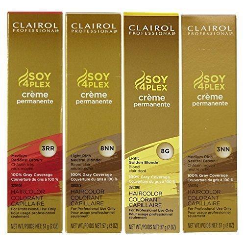 0 Clairol Soy4plex Permanent Hair Color Cream 2 Oz (choose Color) Hair Color Sienna