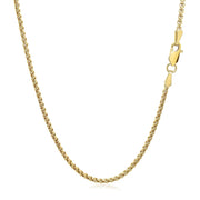 Bids.com 14k Yellow Gold Solid Round Box Chain 1.6 mm Necklaces White Smoke 16 / Yellow Gold,18 / Yellow Gold,20 / Yellow Gold,24 / Yellow Gold