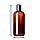 the Aromine Plastic Amber Bottle  8 Oz x100 Ea Bottle White Smoke