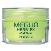 Molto Bene Molto Bene Mat Wax Meglio Herb Ex 1.76 oz Hair Wax Dark Khaki