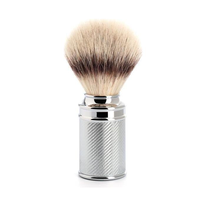 Mühle MuHLE Chrome Silvertip Fibre Shaving Brush [31M89] Shaving Brush Light Gray