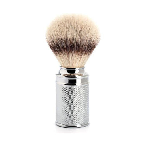 Mühle MuHLE Chrome Silvertip Fibre Shaving Brush [31M89] Shaving Brush Light Gray
