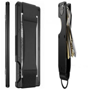 SmartPursue™ Carbon Fiber Wallet - RFID Blocking Metal Card Holder Card Wallet White Smoke Set5