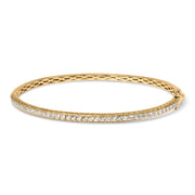 Bids.com 14K Rose Gold 1.00 Cttw Half Eternity Diamond Bangle Bracelet (G-H Color, SI2-I1 Clarity) - 7" Inches Bracelets White Smoke Rose.Gold / 7,White.Gold / 7,Yellow.Gold / 7