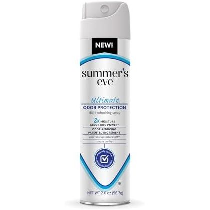Summer's Eve Summer's Eve Ultimate Odor Protection Dry Deodorant Spray 2.0 Oz Deodorants Gray