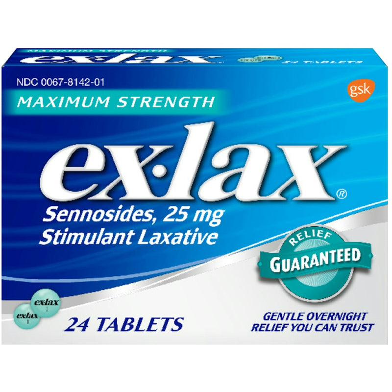 Ex-Lax Ex-Lax Maximum Strength Stimulant Laxative Constipation Relief Pills For Occasional Constipation, Gentle Laxatives Health & Beauty White Smoke