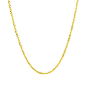 Bids.com 10k Yellow Gold Sparkle Chain 1.50 mm) Necklaces White Smoke 16 / Yellow Gold,18 / Yellow Gold,20 / Yellow Gold
