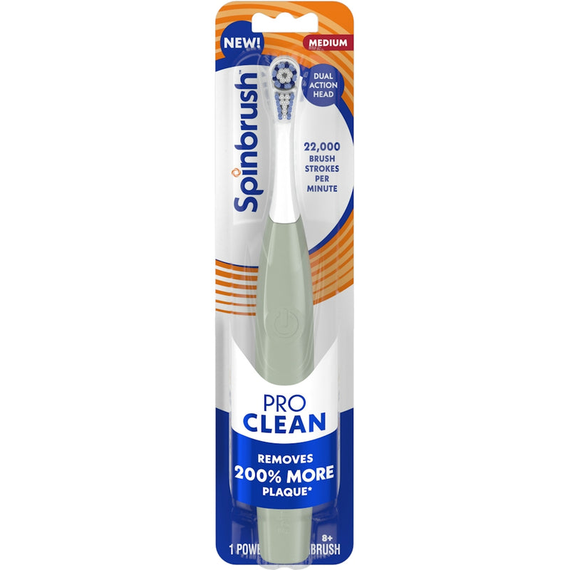 Spinbrush Spinbrush Pro Clean  Powered Toothbrush Toothbrushes White Smoke
