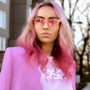 zeroUV Women's Retro 1990's Narrow Flat Color Tone Lens Cat Eye Sunglasses C524 Sunglasses Orchid Pink Pink,Yellow Blue,Clear Purple,Clear Red,Blue Blue,Red Pink,Clear Yellow,Peach Pink Pink