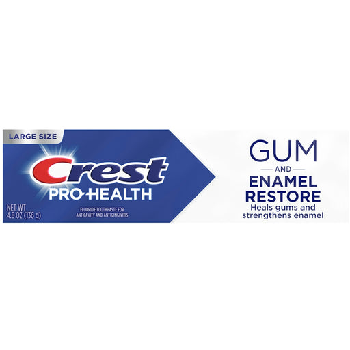 Crest Crest Toothpaste, Fluoride, Gum And Enamel Restore, Large Size Toothpaste White Smoke