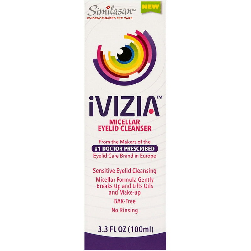 Similasan Similasan Eyelid Cleanser, Micellar 3.3 Fl Oz Personal Care Misty Rose