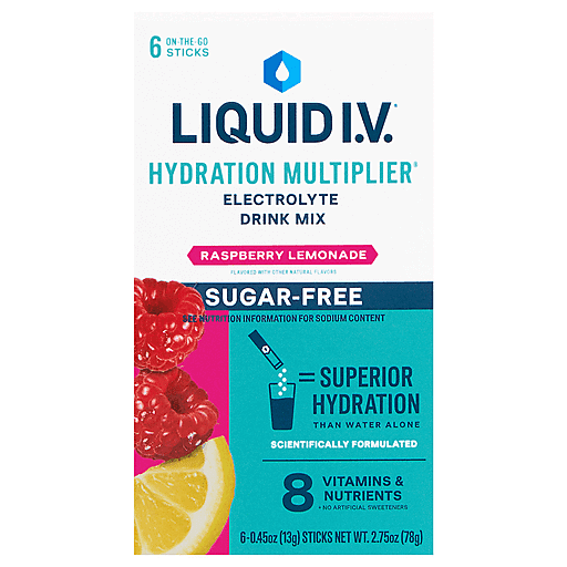Liquid I.V. Liquid I.V. Hyd Pk 6x13 Gm Rsp /Lma Powdered Beverage Mixes White Smoke